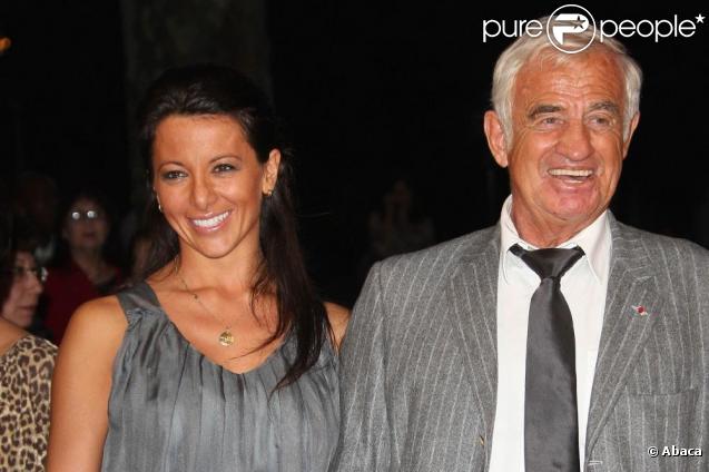 Jean-Paul Belmondo et sa compagne  Pierrot le fou , à la Cinémathèque française. 23/09/09