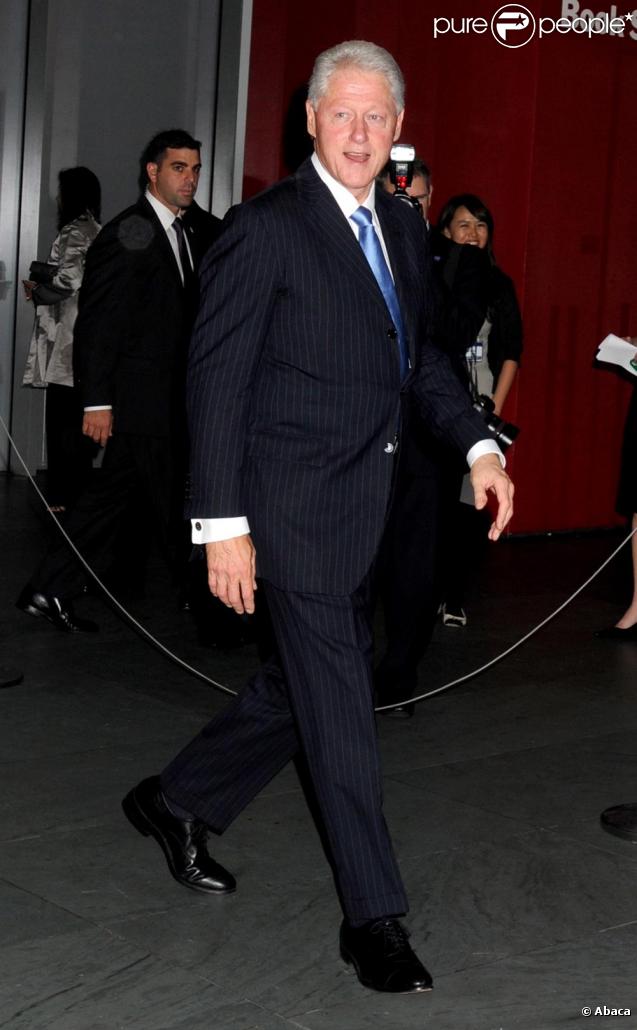 Bill Clinton lors de sa réception donnée à New York le 23/09/09