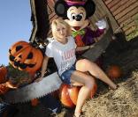 Emilie Dequenne à l'inauguration du thème d'Halloween au parc Disneyland Paris, le 26/09/09