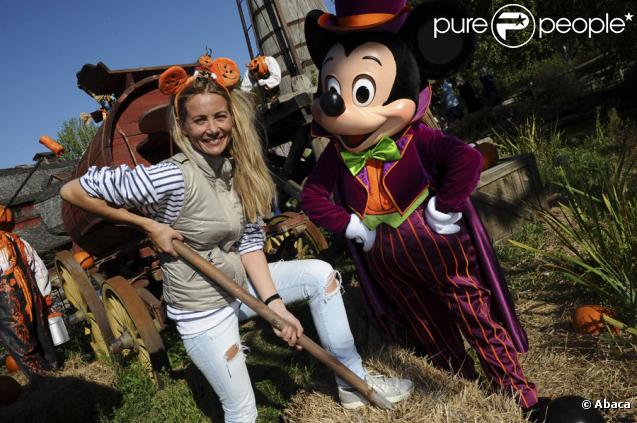 Céline Balitran à l'inauguration du thème d'Halloween au parc Disneyland Paris, le 26/09/09