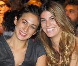 Delphina Delettrez Fendi et Bianca Brandolini d'Adda au défilé Fendi à Milan, le 27 septembre 2009