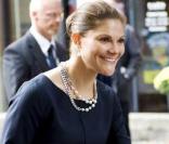 Victoria de Suède a participé à une réunion de la Défense, le 28 septembre 2009 à Göteborg