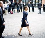 Victoria de Suède a participé à une réunion de la Défense, le 28 septembre 2009 à Göteborg