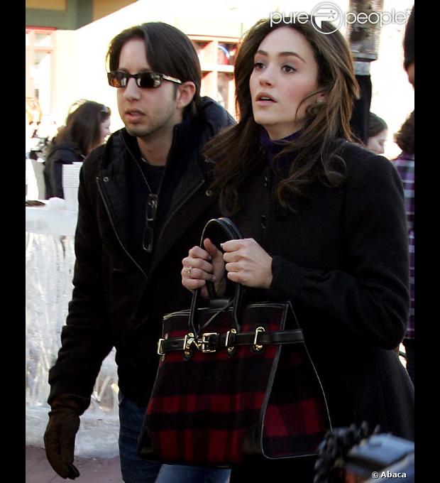 Emmy Rossum et Justin Siegel en janvier 2009 au festival de Sundance 