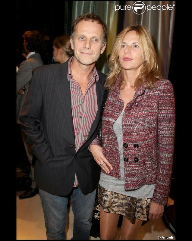 Charles Berling à la soirée Montblanc Rue de la Paix avec sa compagne Virginie Couperie 
