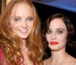 Lily Cole et Eva Green à la soirée Montblanc Rue de la Paix