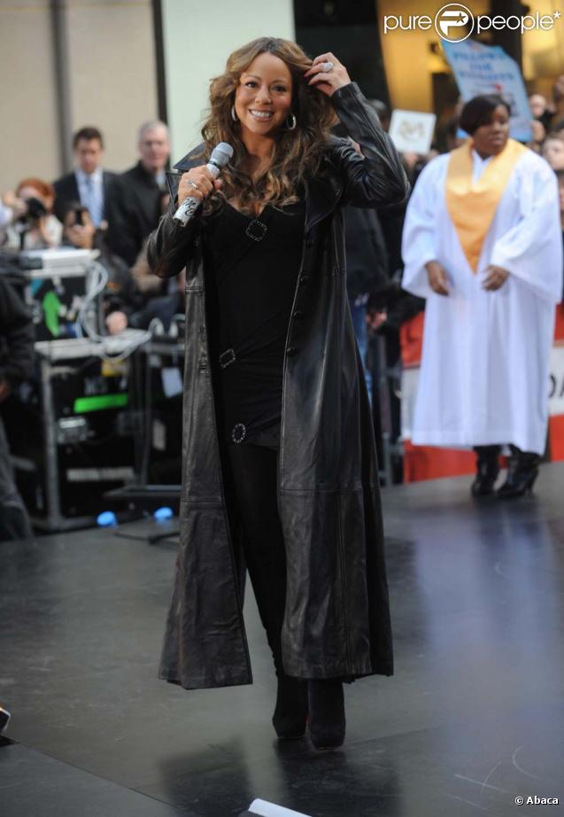 Mariah Carey sur le plateau du  Today show  le 2 octobre à New York !