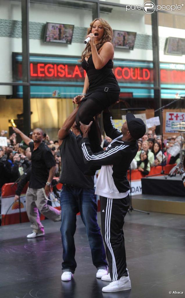 Mariah Carey sur le plateau du  Today show  le 2 octobre à New York !