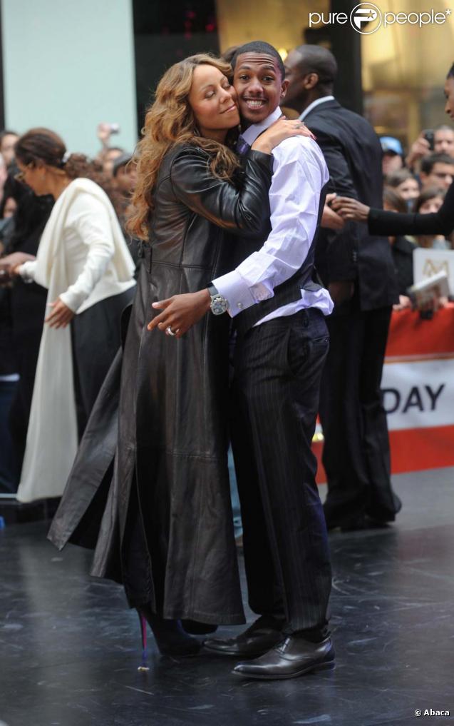 Mariah Carey et son mari Nick Cannon sur le plateau du  Today show  le 2 octobre à New York !