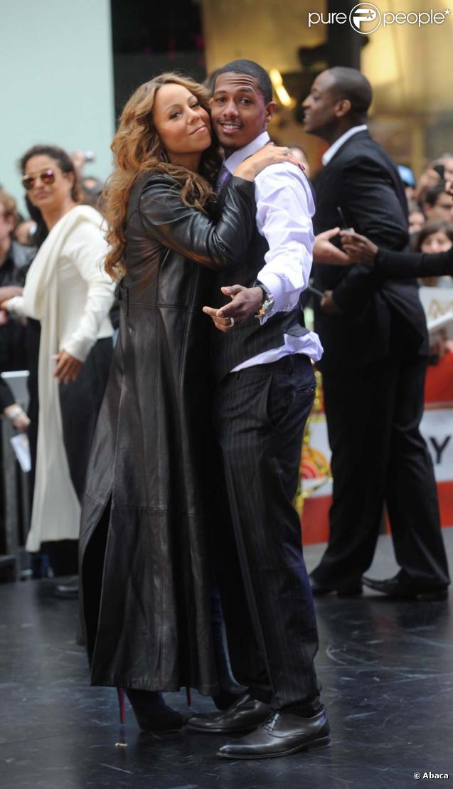 Mariah Carey et son mari Nick Cannon sur le plateau du  Today show  le 2 octobre à New York !