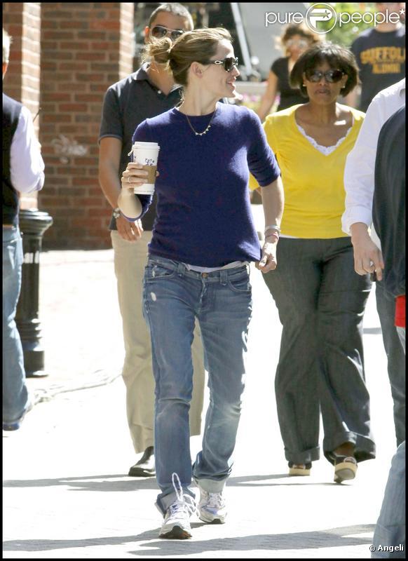 Jennifer Garner à Boston (15 septembre 2009)
