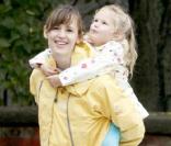  Jennifer Garner et sa fille Violet à Boston (27 septembre 2009) 