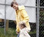  Jennifer Garner et sa fille Violet à Boston (27 septembre 2009) 