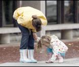  Jennifer Garner et sa fille Violet à Boston (27 septembre 2009) 