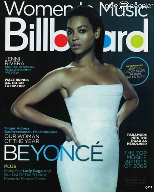 Beyoncé en couverture de  Billboard  magazine, le 3 octobre 2009.