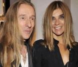 Carine Roitfeld et John Richmond à la boutique Richemond à Paris  