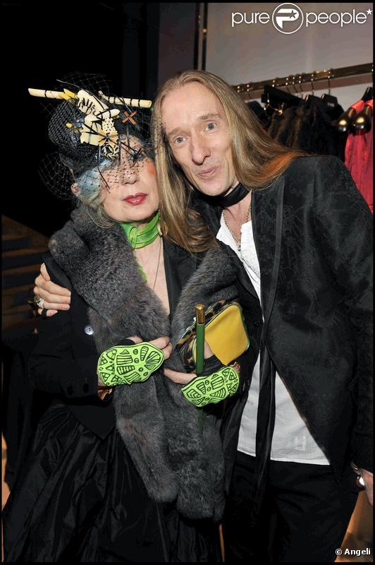 Anna Piaggi et John Richmond 