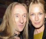 Estelle Lefébure à la soirée Richmond avec le créateur 