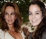 Rosalie Van Breemen et sa fille Anouchka au défilé Elie Saab