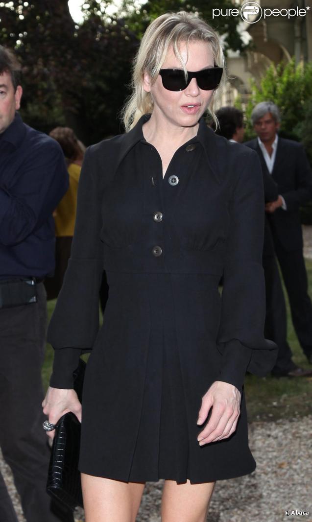Renée Zellwegger au défilé Miu Miu