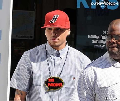 Chris Brown en virée shopping
