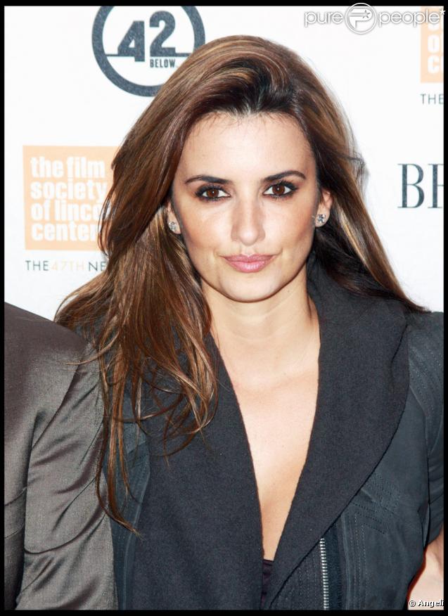 Penélope Cruz lors de la première du film Etreintes Brisées à New York le 11 octobre 2009