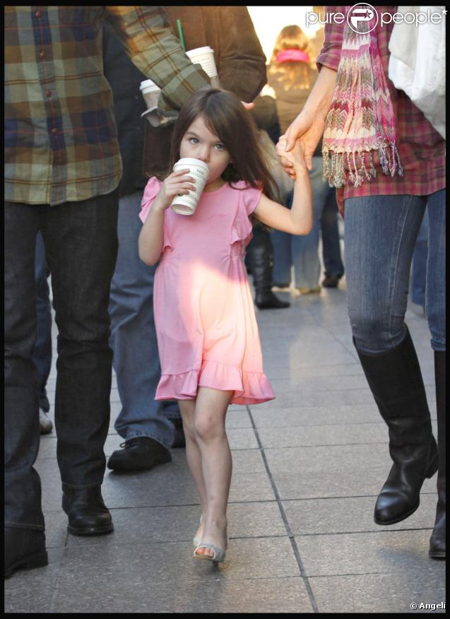 Tom Cruise, Katie Holmes et Suri Cruise à Boston le 11 octobre 2009 