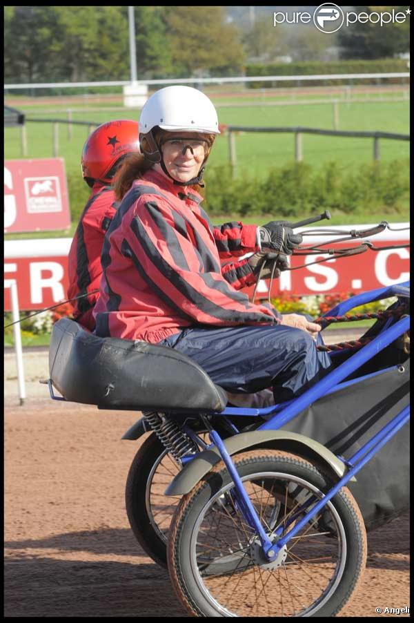 Eva Darlan au 16 ème Festival Epona dans l'hippodrome de Cabourg le 11 octobre 2009 