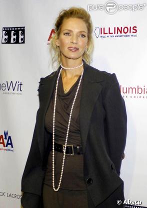 Uma Thurman au Festival du Film de Chicago, le 8 octobre 2009