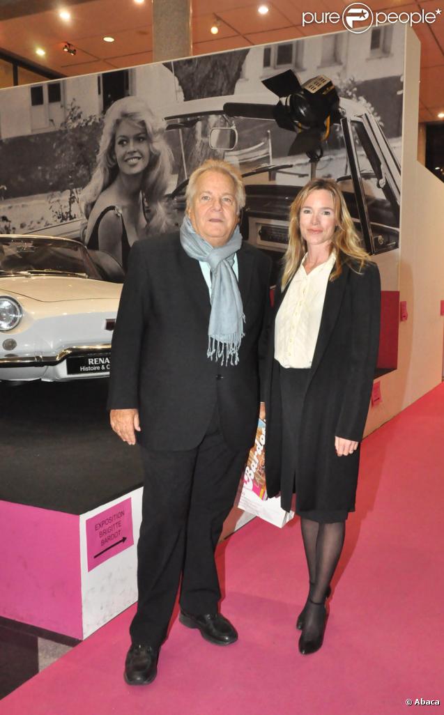 Géraldine Danon et Massimo Gargia au cours de l'exposition sur Brigitte Bardot, les années 