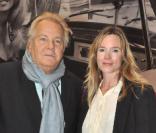 Géraldine Danon et Massimo Gargia au cours de l'exposition sur Brigitte Bardot, les années 