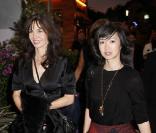 Anne Parillaud et Linh-Dan Pham à l'ouverture du festival de Saint-Jean de Luz, le 13 octobre 2009.