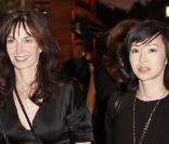 Anne Parillaud et Linh-Dan Pham à l'ouverture du festival de Saint-Jean de Luz, le 13 octobre 2009.