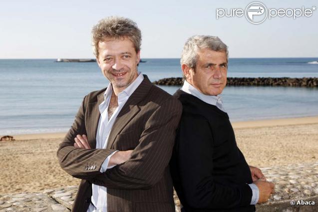 Michel Boujenah et Emmanuel Salinger à l'ouverture du festival de Saint-Jean de Luz, le 13 octobre 2009.