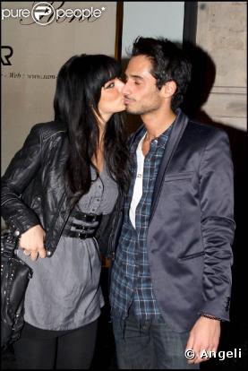 Emilie et Léo, à l'occasion des 32 ans de la marque de haute-fourrure Sam-Rone, au Sam-Rone's Space, à Paris, le 14 octobre 2009 !