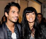 Emilie et Léo, à l'occasion des 32 ans de la marque de haute-fourrure Sam-Rone, au Sam-Rone's Space, à Paris, le 14 octobre 2009 !