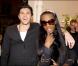 Bruno et FX, à l"occasion des 32 ans de la marque de haute-fourrure Sam-Rone, au Sam-Rone"s Space, à Paris, le 14 octobre 2009 !