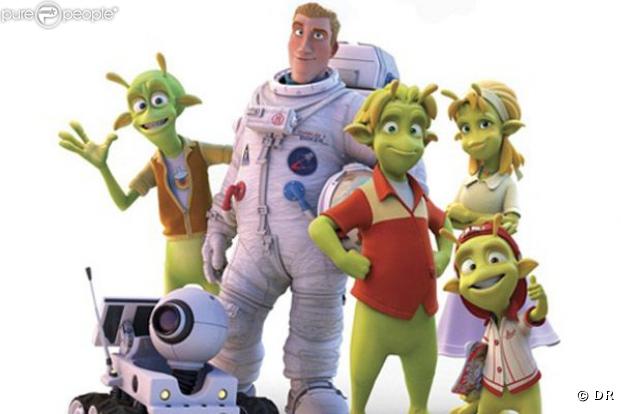 Des images du dessin-animé Planète 51