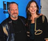 Les Monty Python (ici, Terry Gilliam et sa femme Amy) ont fêté leurs quarante ans de burlesque avec un Bafta spécial lors de la projection d'un documentaire qui leur est consacré, le 15 octobre à New York