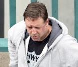 Russell Crowe sur le tournage de The Next Three Days à Pittsburgh le 9 octobre 2009