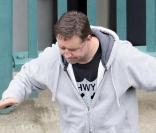 Russell Crowe sur le tournage de The Next Three Days à Pittsburgh le 9 octobre 2009