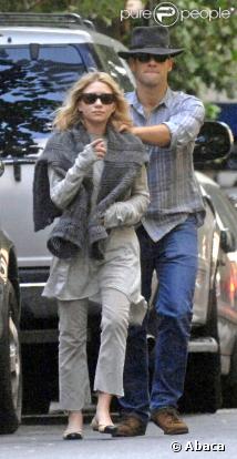 Ashley Olsen et son chéri Justin Bartha à New York