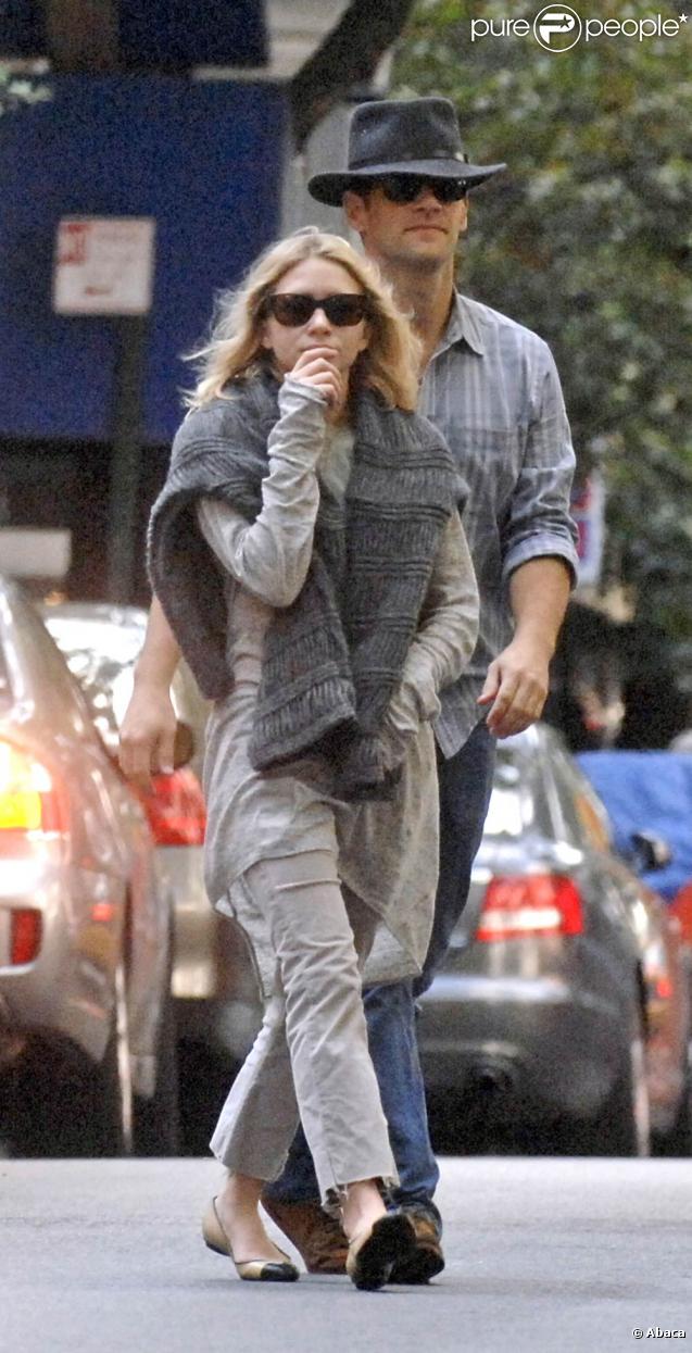 Ashley Olsen et son chéri Justin Bartha à New York