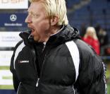 Boris Becker lors d'un match de foot de charité à Mannheim en Allemagne le 20 octobre 2009