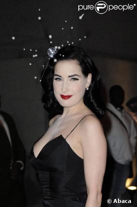 Dita Von Teese à la soirée Night of Stars, au Cipriani Wall Street, à New York. 22/10/09