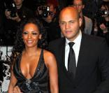 Mel B et son mari Stephen Belafonte lors de l'avant-première mondiale de Dead Man Running à L'Odeon Western à Londres le 22 octobre 2009