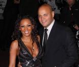Mel B et son mari Stephen Belafonte lors de l'avant-première mondiale de Dead Man Running à L'Odeon Western à Londres le 22 octobre 2009