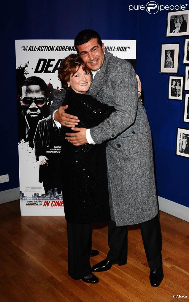 Brenda Blethyn et Tamer Hassan lors de l'avant-première de Dean Man Running le 22 octobre 2009