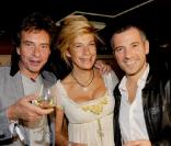 Basile de Koch, Frigide Barjot et Bruno Putzulu lors de la soirée des 5 ans de Calvin Klein bijoux à Paris le 22 octobre 2009