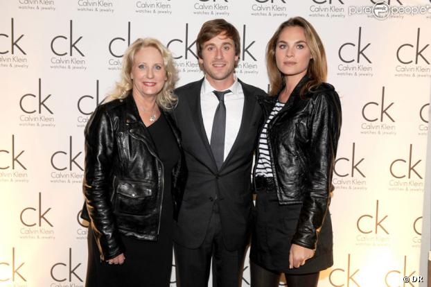 Arlette Emch, Thomas Dutronc et Mélanie Maudran lors de la soirée des 5 ans de Calvin Klein bijoux à Paris le 22 octobre 2009